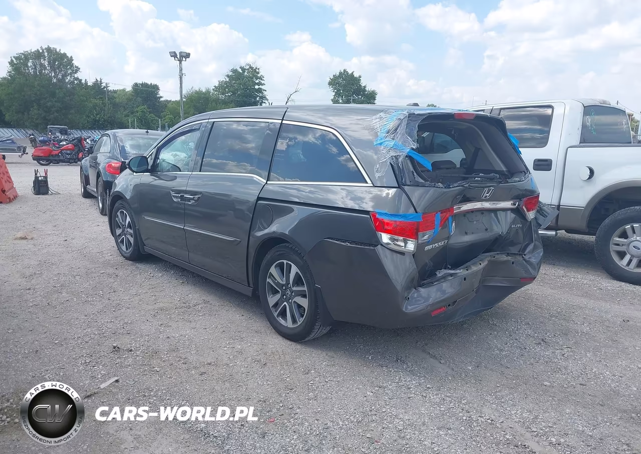 2014 Honda Odyssey Touring-Touring Elite VIN:5FNRL5H97EB019829 - 3
