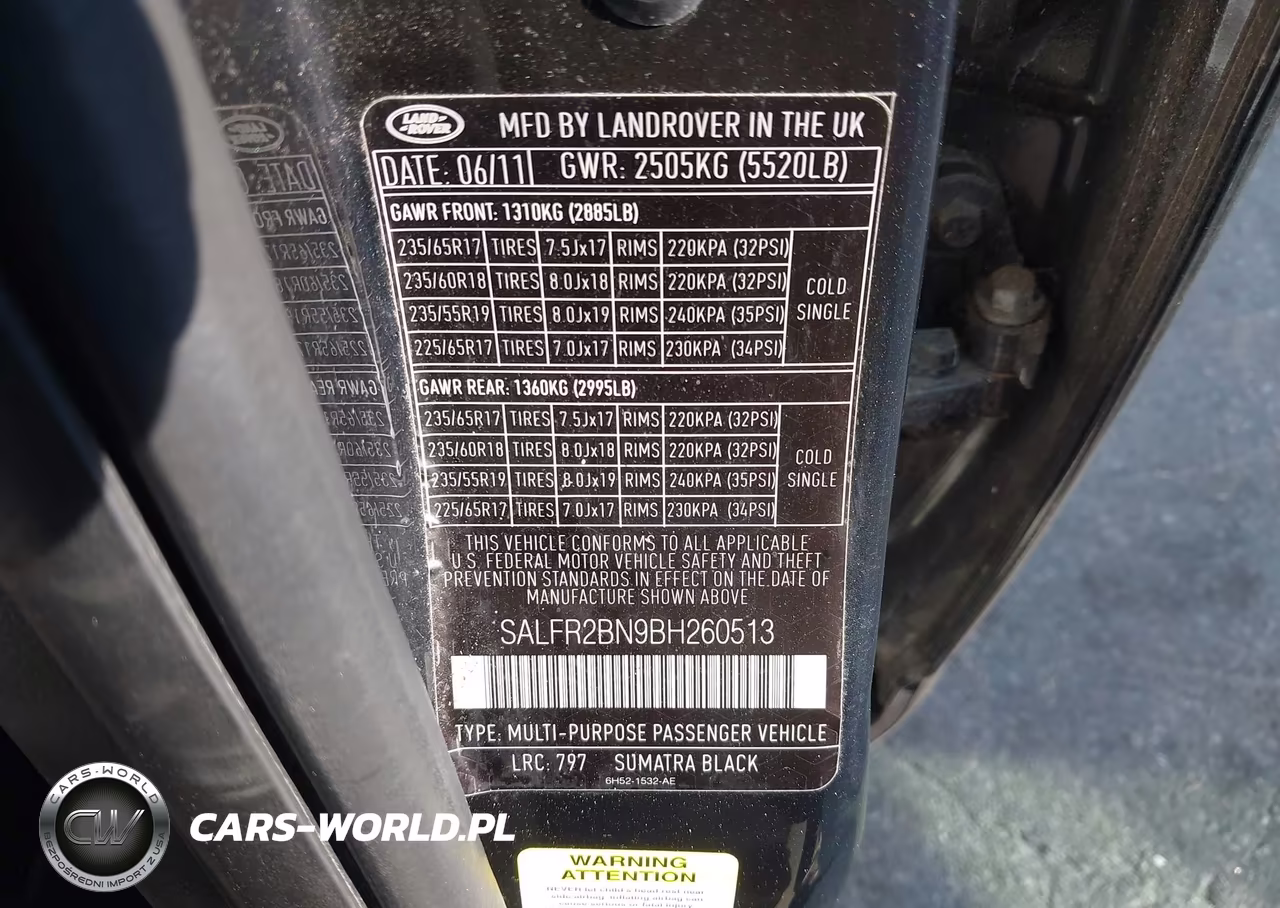 2011 Land Rover Lr2 VIN:SALFR2BN9BH260513 - 9