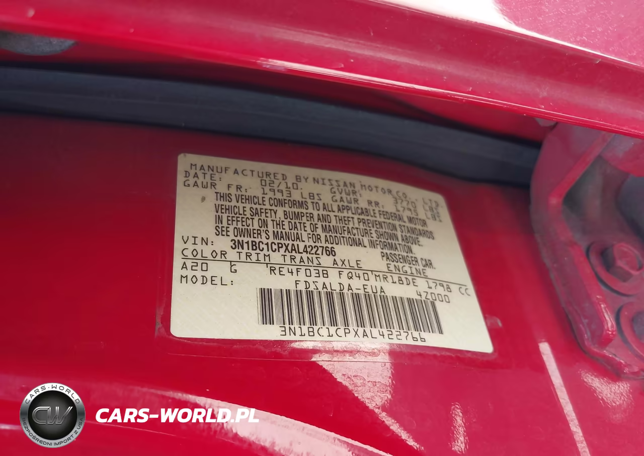 2010 Nissan Versa 1.8S VIN:3N1BC1CPXAL422766 - 9