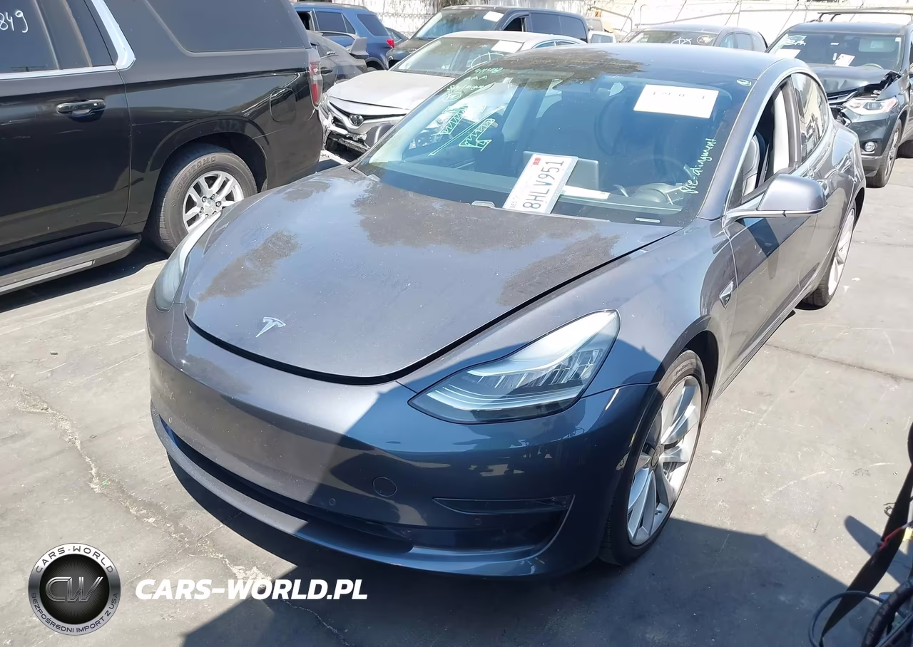 2018 Tesla Model 3 Long Range-Mid Range VIN:5YJ3E1EA5JF163087 - 2