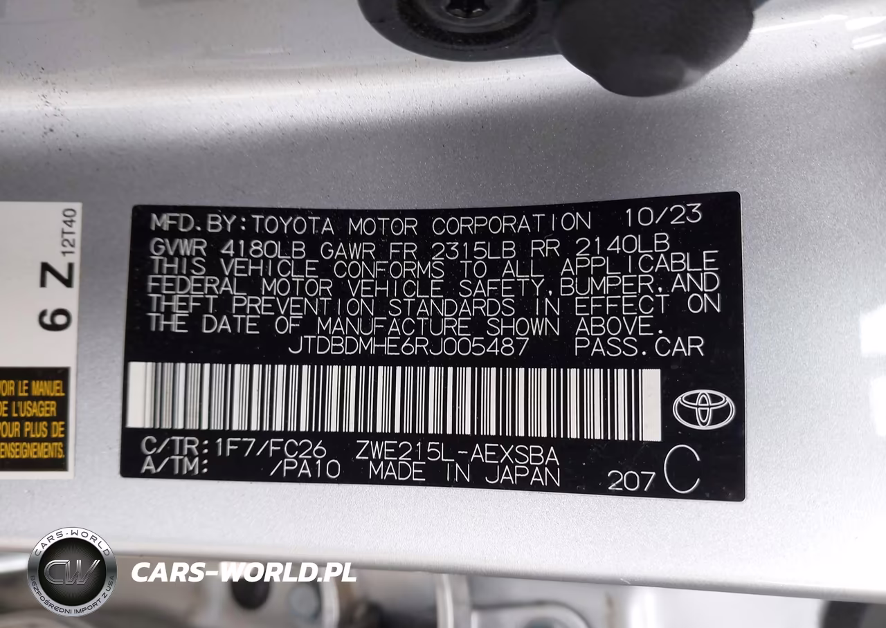 2024 Toyota Corolla Hybrid Se VIN:JTDBDMHE6RJ005487 - 9