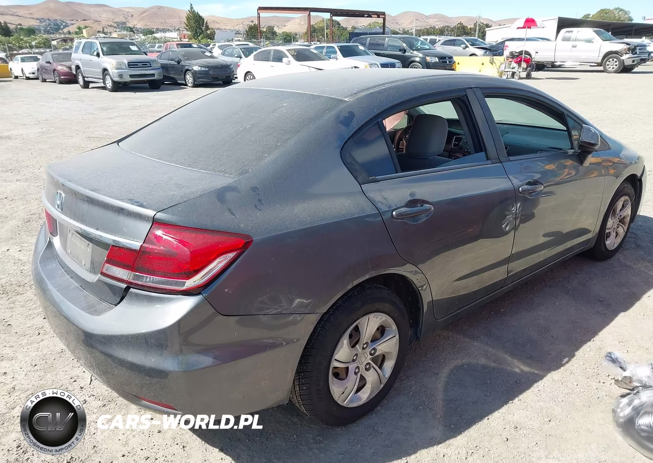 2013 Honda Civic Lx VIN:19XFB2F54DE255914 - 4