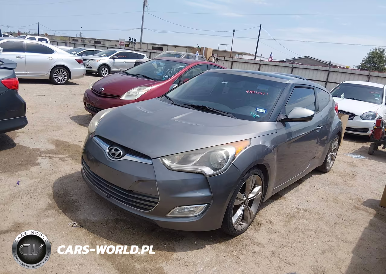 2012 Hyundai Veloster Base W-Black VIN:KMHTC6AD6CU026541 - 2