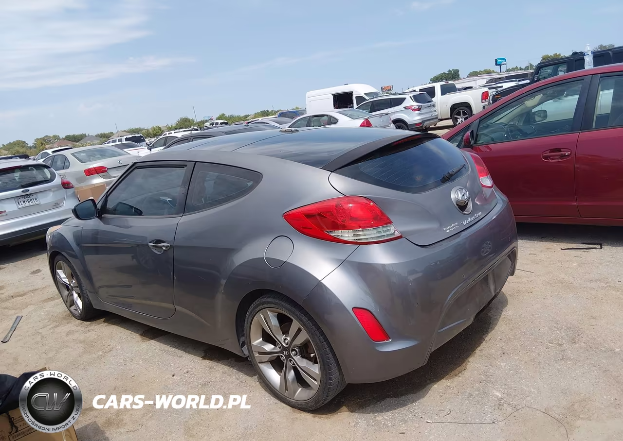2012 Hyundai Veloster Base W-Black VIN:KMHTC6AD6CU026541 - 3