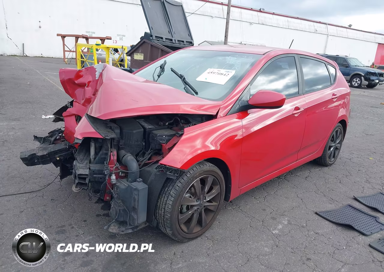 2012 Hyundai Accent Se VIN:KMHCU5AEXCU021181 - 2