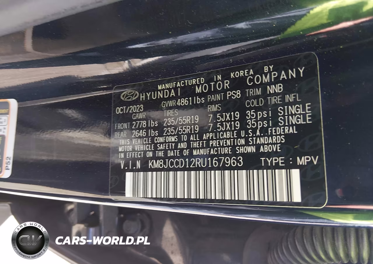 2024 Hyundai Tucson Hybrid Sel Convenience VIN:KM8JCCD12RU167963 - 9