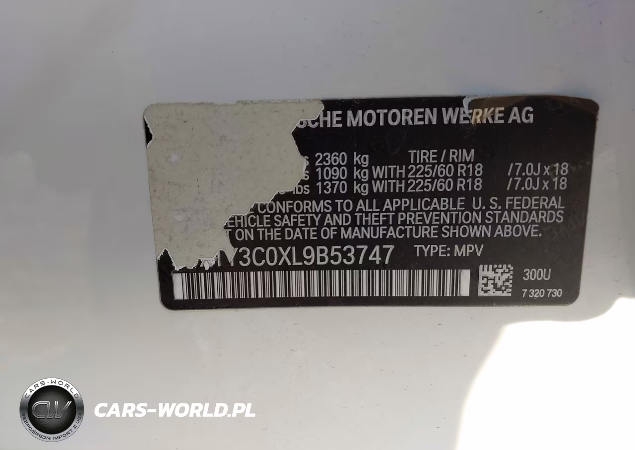 2020 BMW X3 Sdrive30I VIN:5UXTY3C0XL9B53747 - 9
