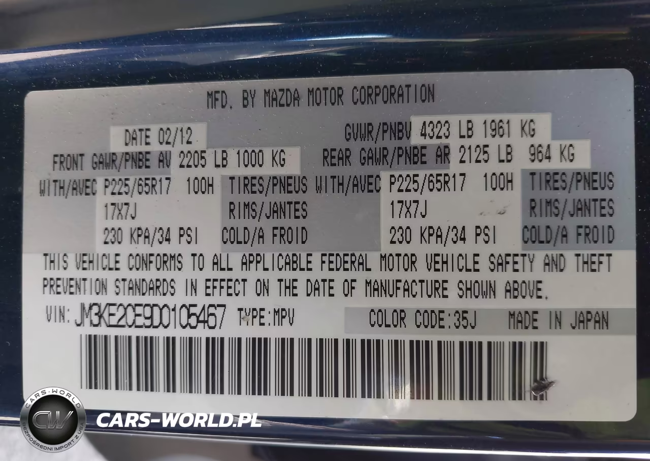 2013 Mazda Cx-5 Touring VIN:JM3KE2CE9D0105467 - 9