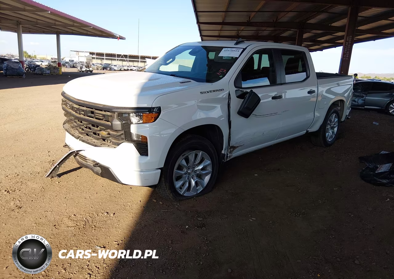 2024 Chevrolet Silverado 1500 2Wd Short Bed Custom VIN:3GCPABEKXRG375615 - 2
