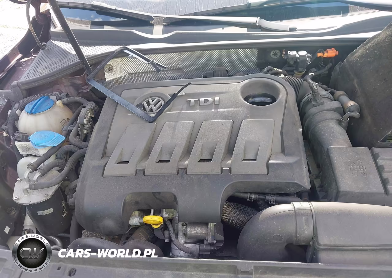 2014 Volkswagen Passat 2.0L Tdi Se VIN:1VWBN7A39EC093910 - 10