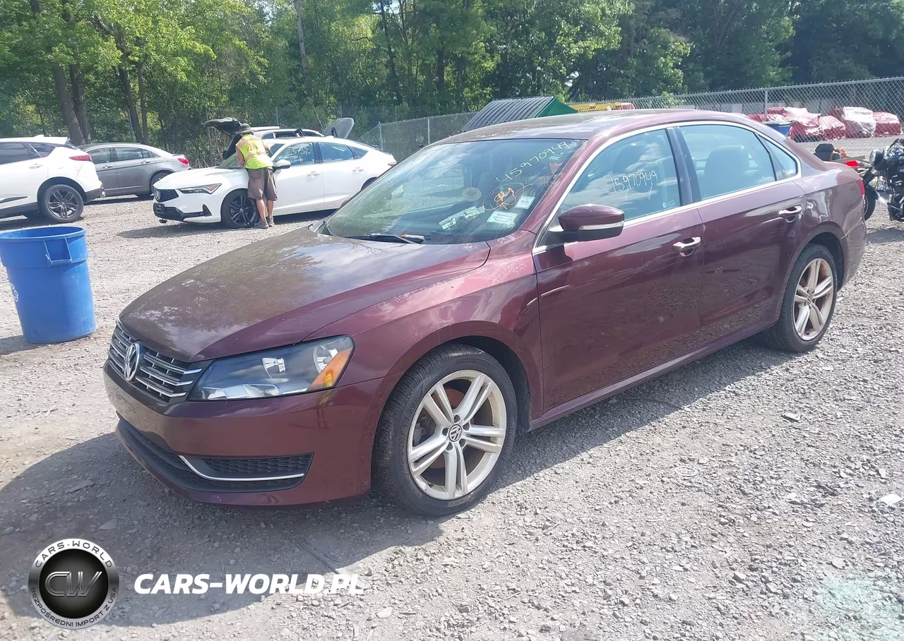 2014 Volkswagen Passat 2.0L Tdi Se VIN:1VWBN7A39EC093910 - 2