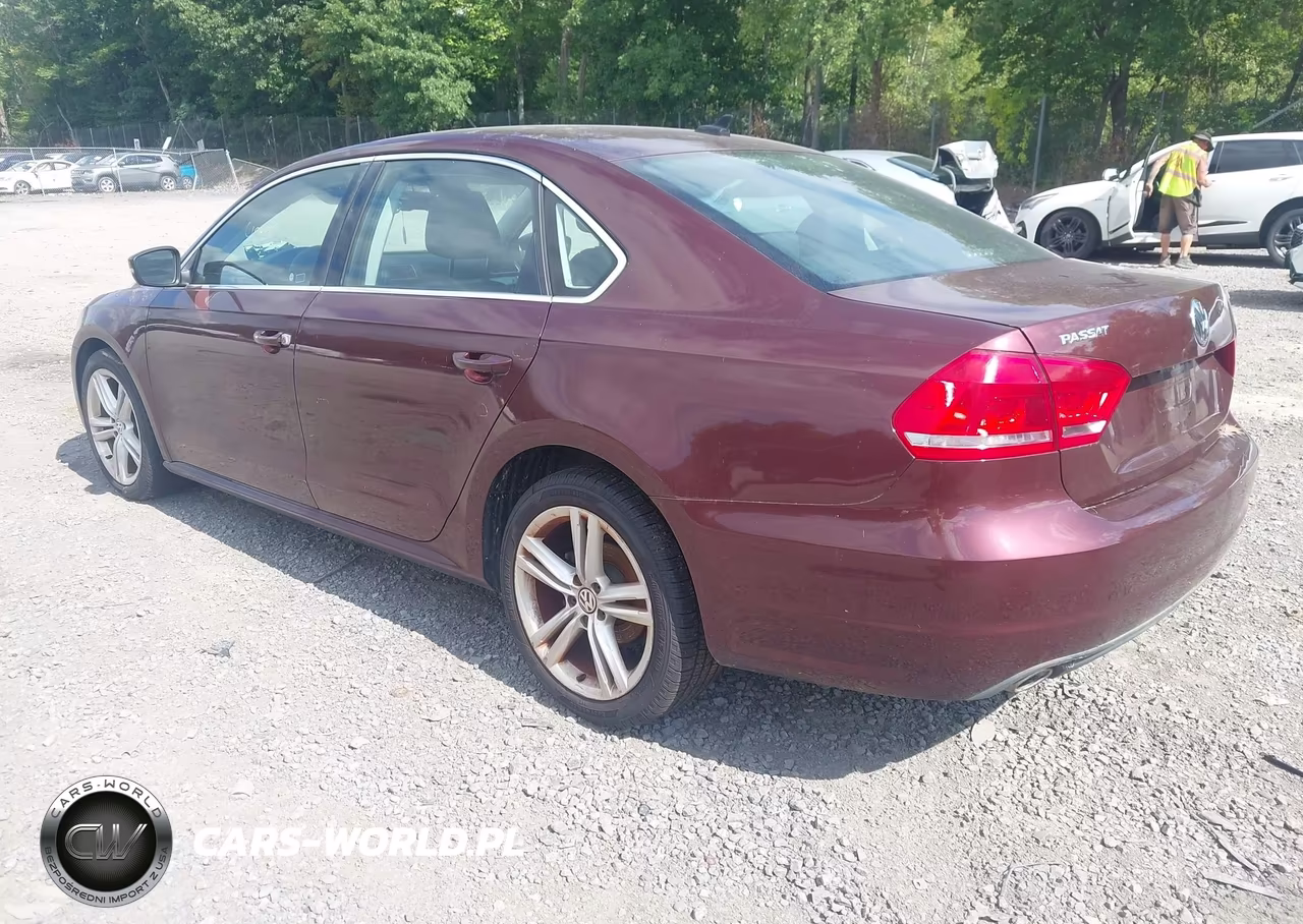 2014 Volkswagen Passat 2.0L Tdi Se VIN:1VWBN7A39EC093910 - 3