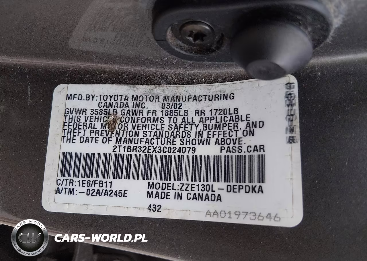 2003 Toyota Corolla Ce VIN:2T1BR32EX3C024079 - 9