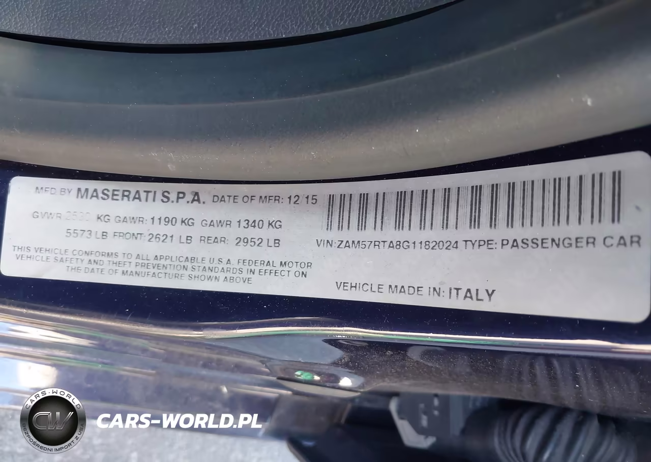 MASERATI GHIBLI S VIN:ZAM57RTA8G1182024 - 9