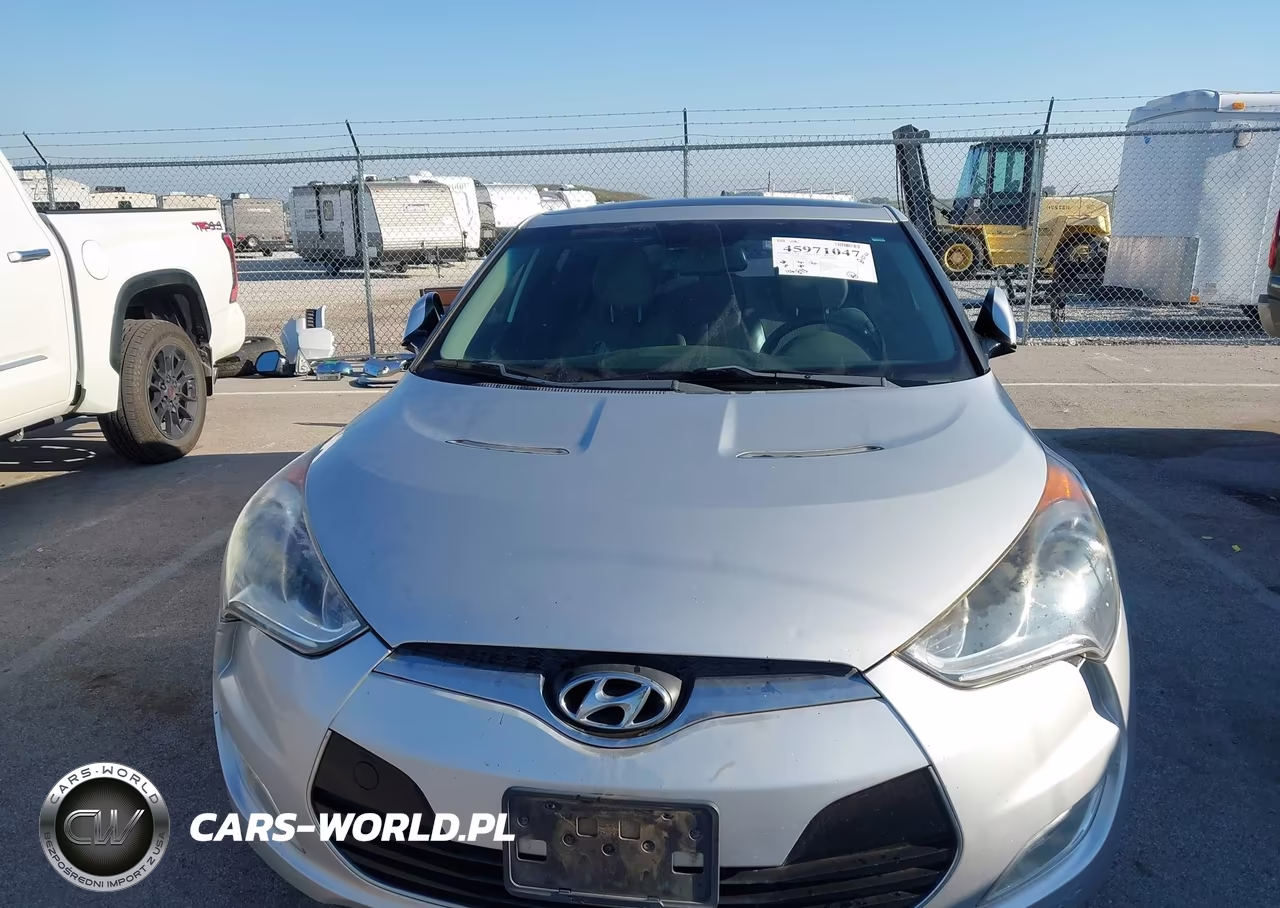 2012 Hyundai Veloster Base W-Gray VIN:KMHTC6ADXCU045593 - 6