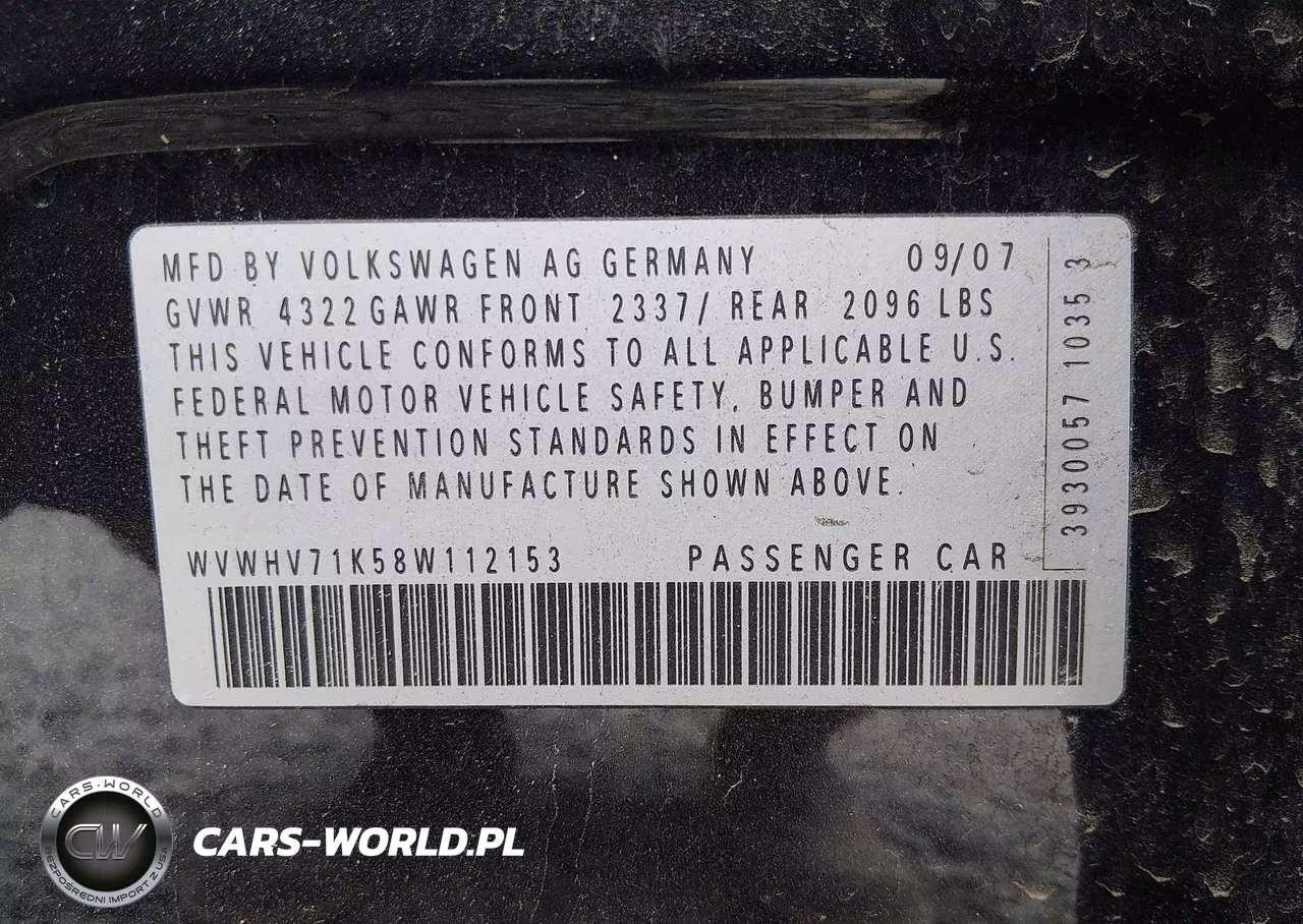 2008 Volkswagen Gti 4-Door VIN:WVWHV71K58W112153 - 9