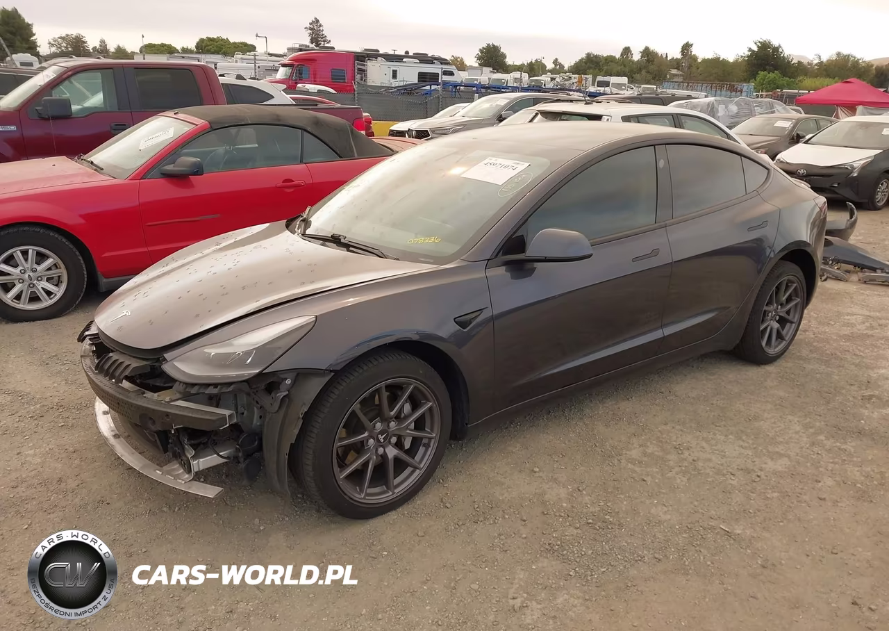 2021 Tesla Model 3 Long Range Dual Motor All-Wheel Drive VIN:5YJ3E1EB6MF078336 - 2