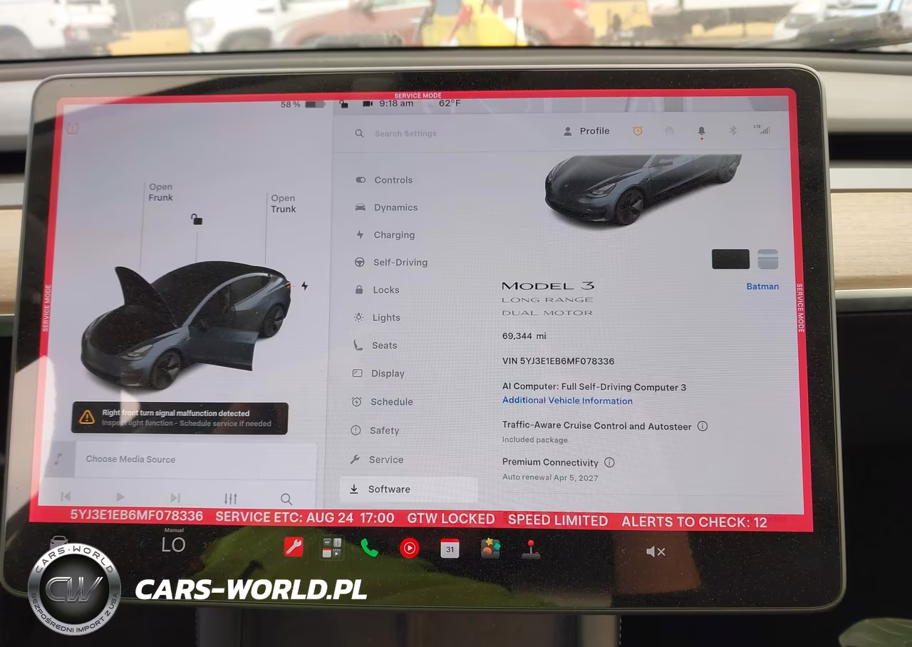 2021 Tesla Model 3 Long Range Dual Motor All-Wheel Drive VIN:5YJ3E1EB6MF078336 - 7