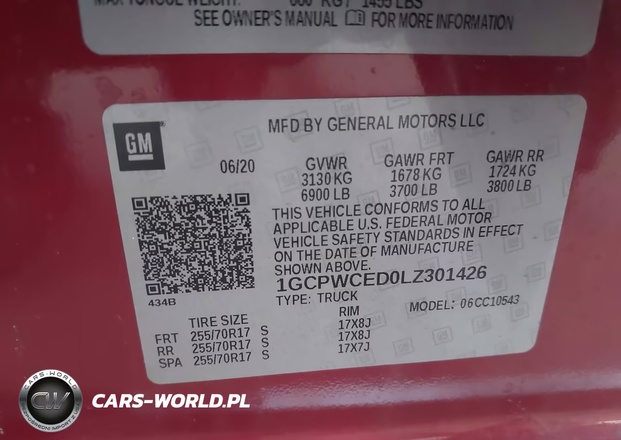 2020 Chevrolet Silverado 1500 2Wd Short Bed Lt VIN:1GCPWCED0LZ301426 - 9