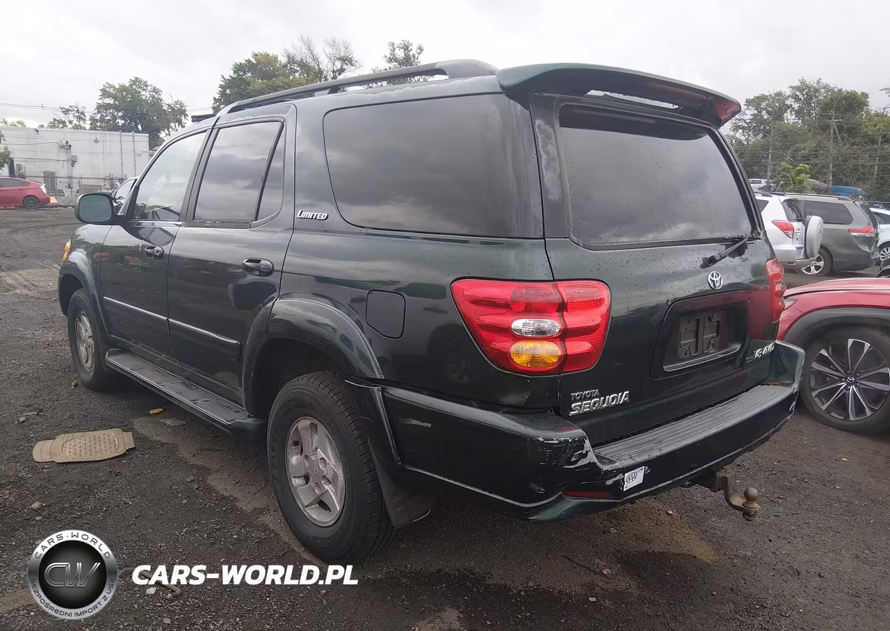 2002 Toyota Sequoia Limited V8 VIN:5TDBT48A22S076811 - 3