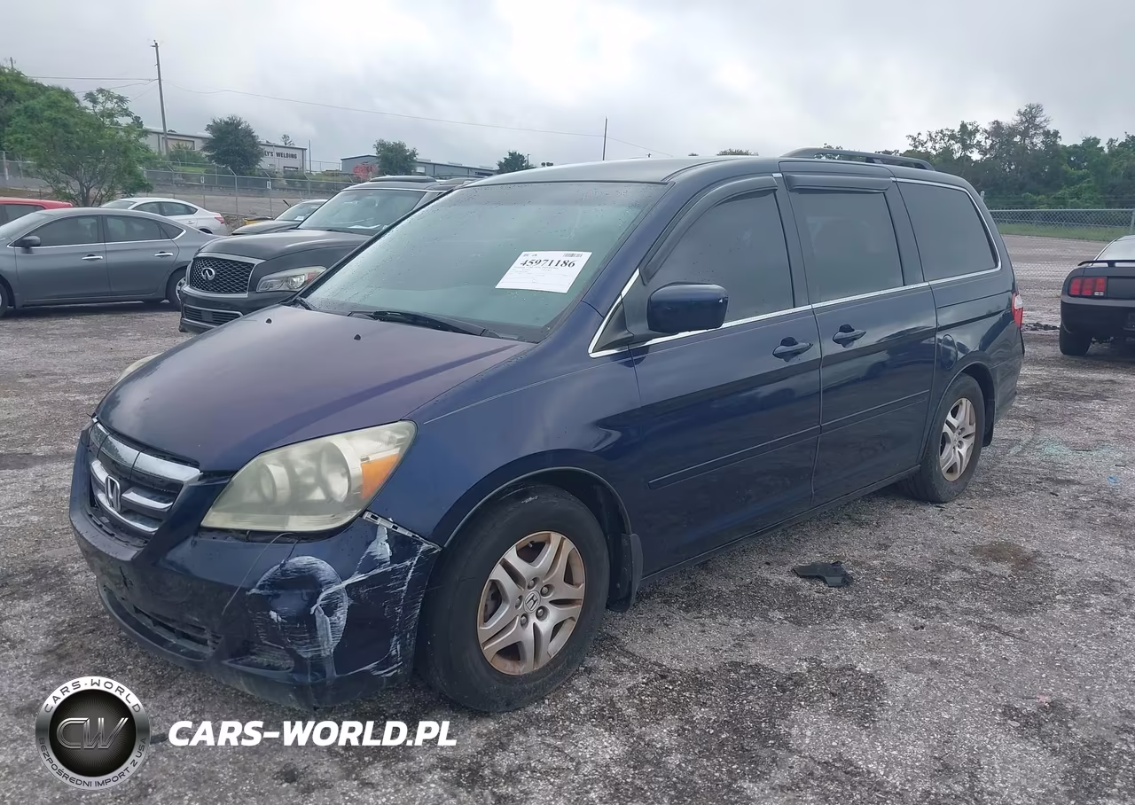 2007 Honda Odyssey Ex VIN:5FNRL38487B098021 - 2