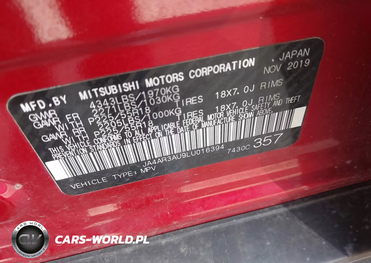 2020 Mitsubishi Outlander Sport 2.0 Es Awc VIN:JA4AR3AU9LU016394 - 9
