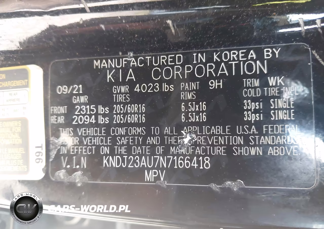 2022 Kia Soul Lx VIN:KNDJ23AU7N7166418 - 9