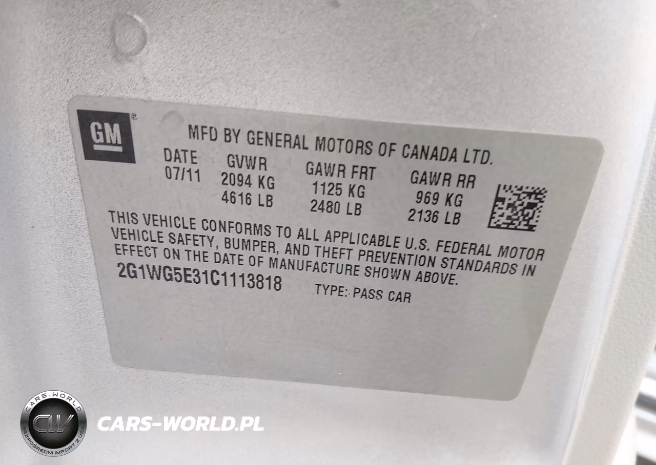 2012 Chevrolet Impala Lt VIN:2G1WG5E31C1113818 - 9