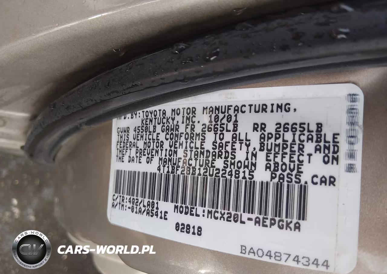 2002 Toyota Avalon Xls VIN:4T1BF28B12U224815 - 9