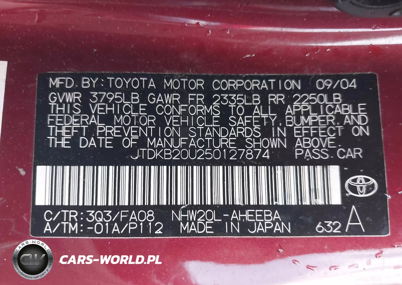 2005 Toyota Prius VIN:JTDKB20U250127874 - 9