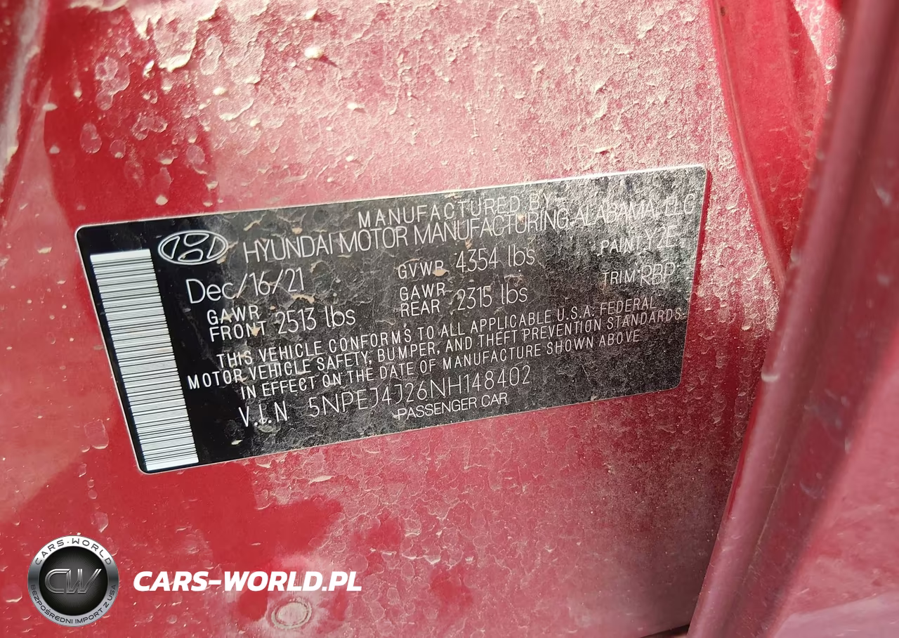 2022 Hyundai Sonata Sel Plus VIN:5NPEJ4J26NH148402 - 9