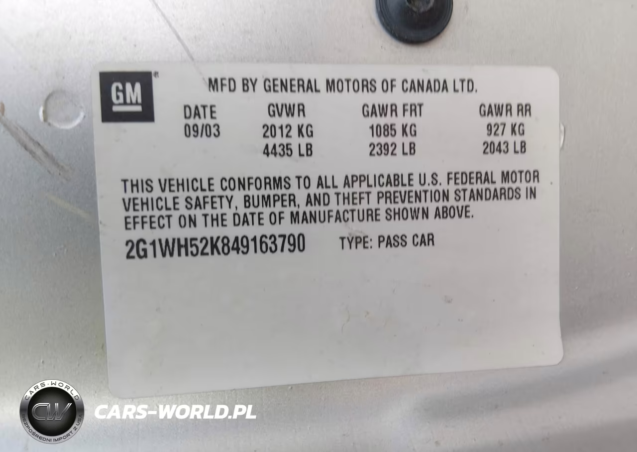2004 Chevrolet Impala Ls VIN:2G1WH52K849163790 - 9