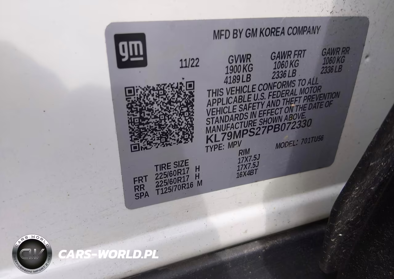2023 Chevrolet Trailblazer Fwd Lt VIN:KL79MPS27PB072330 - 9