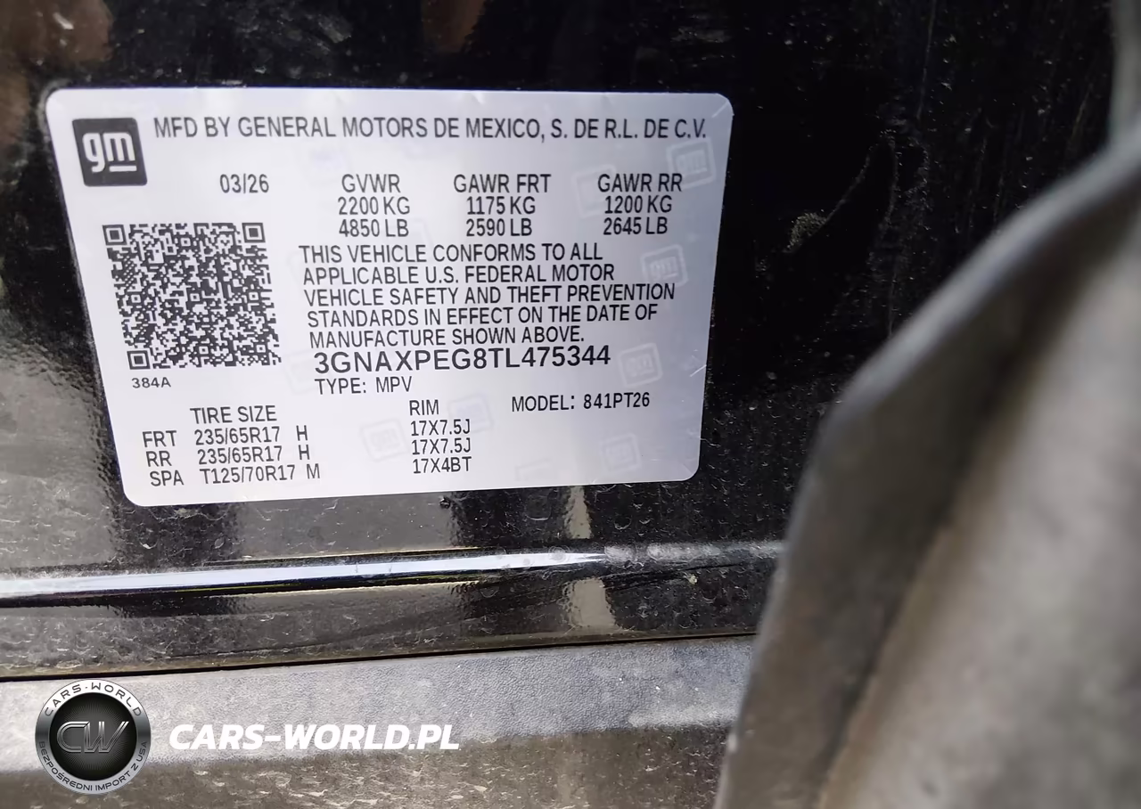 2026 Chevrolet Equinox Awd Lt VIN:3GNAXPEG8TL475344 - 9