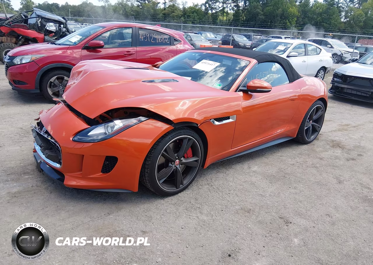 2015 Jaguar F-Type V8 S VIN:SAJWA6GL3FMK20844 - 2