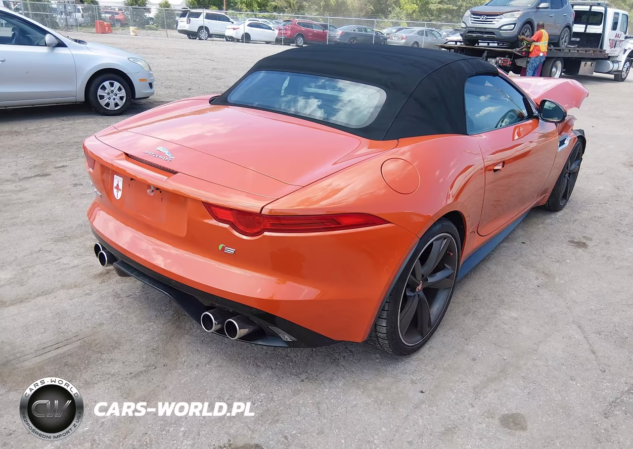 2015 Jaguar F-Type V8 S VIN:SAJWA6GL3FMK20844 - 4