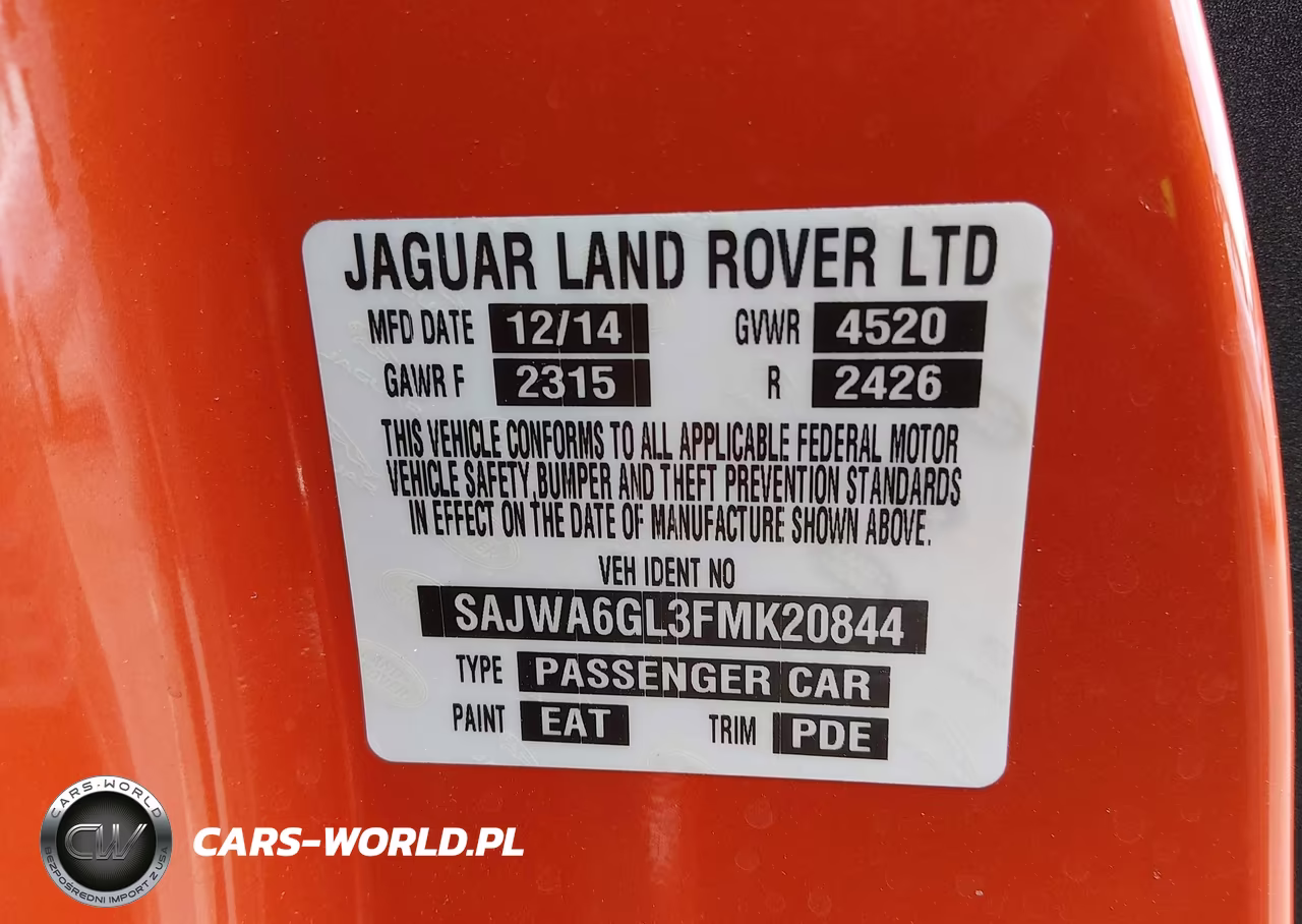 2015 Jaguar F-Type V8 S VIN:SAJWA6GL3FMK20844 - 9