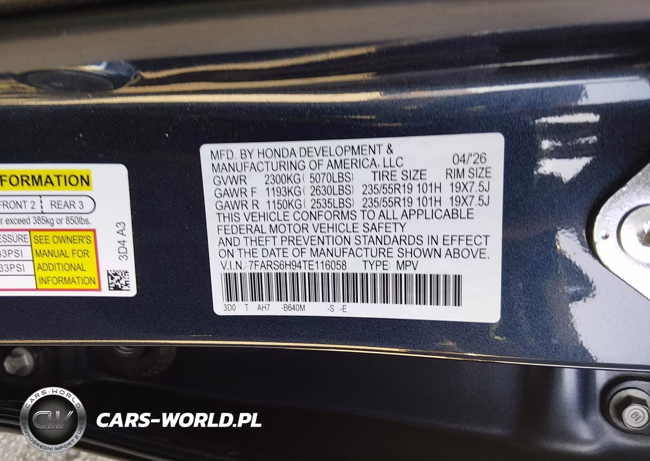 2026 Honda Cr-V Hybrid Awd Sport Touring VIN:7FARS6H94TE116058 - 9