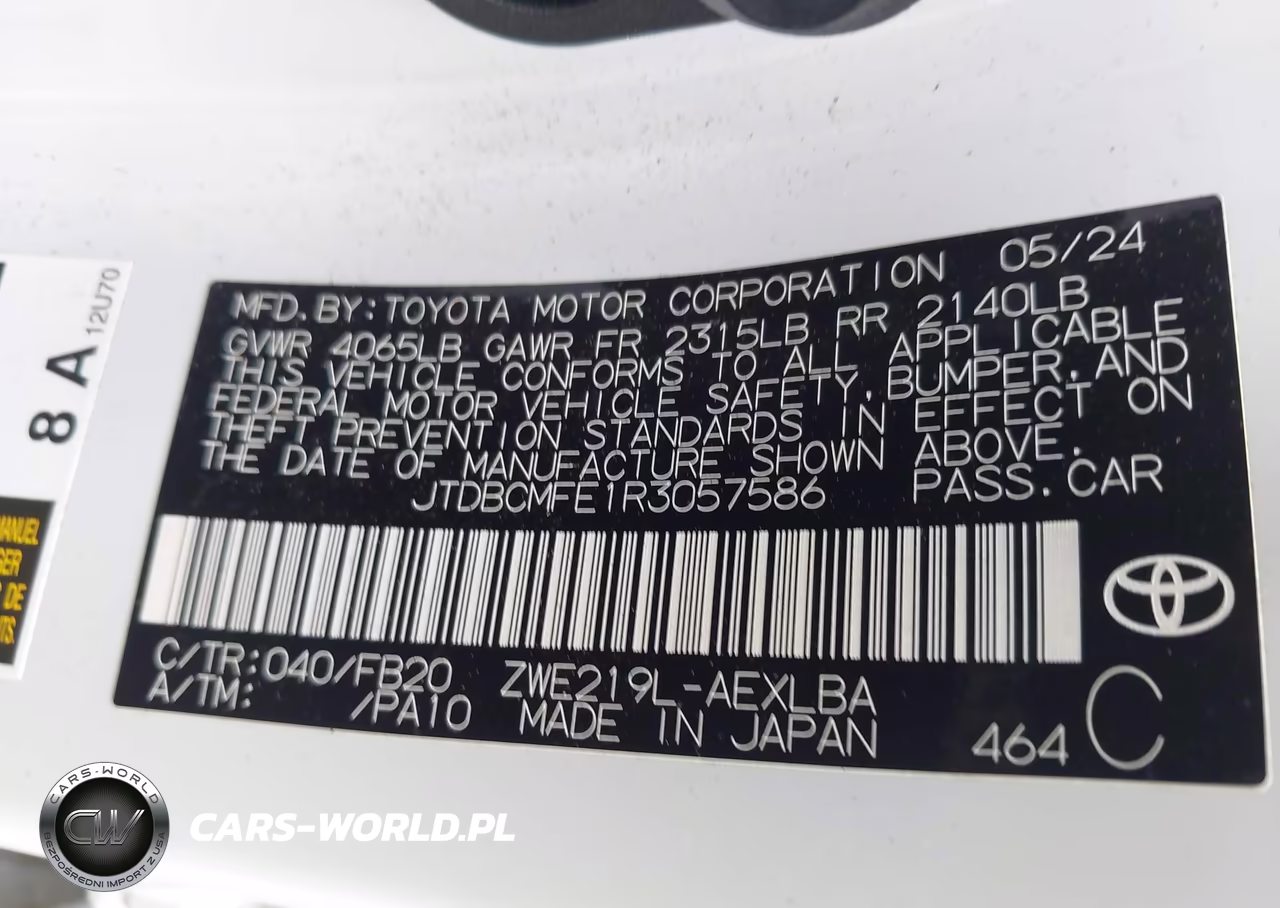 2024 Toyota Corolla Hybrid Le VIN:JTDBCMFE1R3057586 - 9