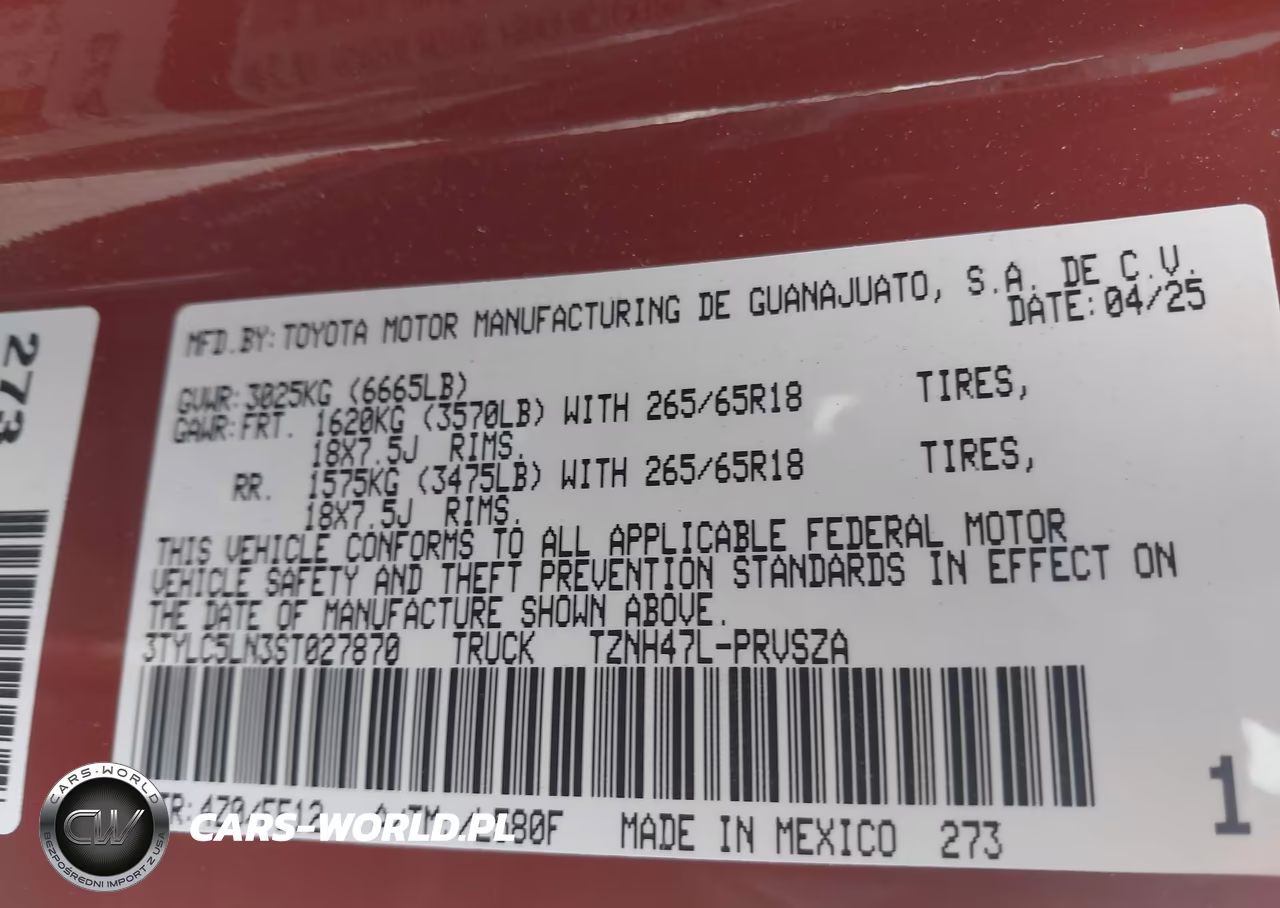2025 Toyota Tacoma Hybrid Trd Sport 4Wd VIN:3TYLC5LN3ST027870 - 9