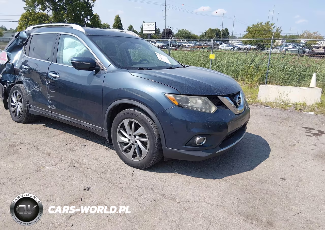 2014 Nissan Rogue Sl VIN:5N1AT2MT7EC855145 - 1