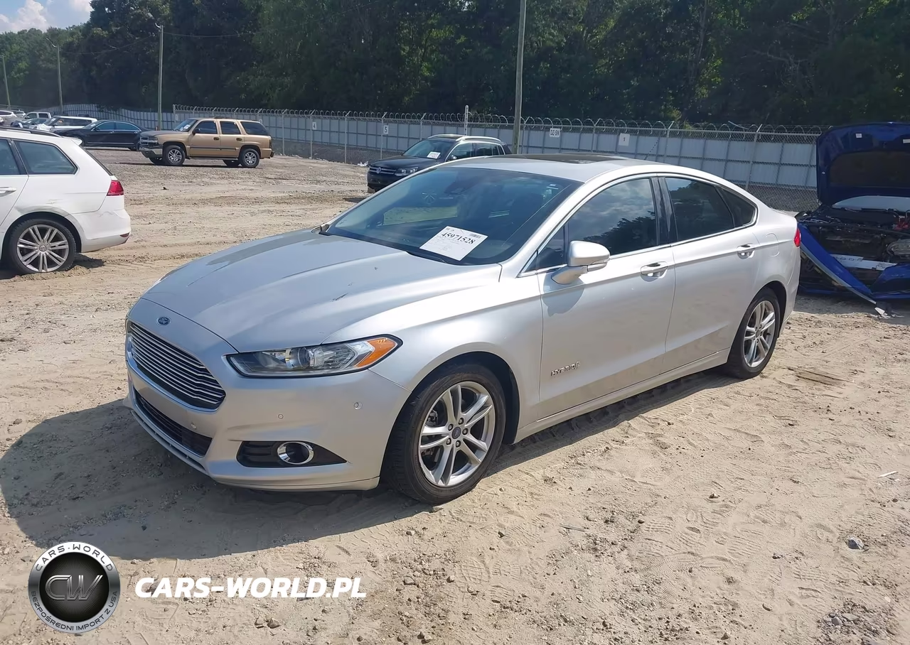 2015 Ford Fusion Hybrid Titanium VIN:3FA6P0RU6FR197623 - 2