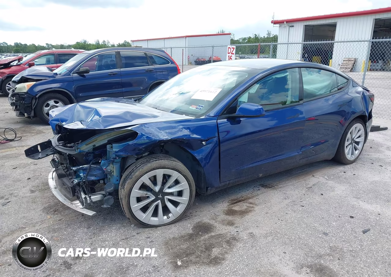 2021 Tesla Model 3 Standard Range Plus Rear-Wheel Drive VIN:5YJ3E1EA4MF849884 - 2