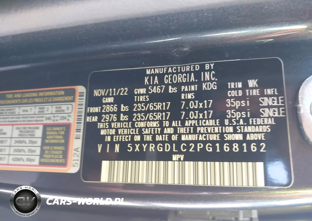 2023 Kia Sorento Lx VIN:5XYRGDLC2PG168162 - 9