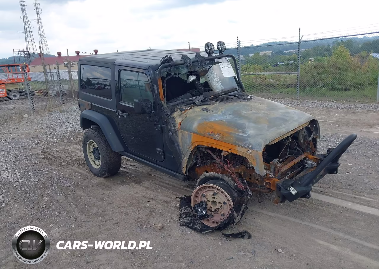 2017 Jeep Wrangler Willys Wheeler VIN:1C4AJWAG7HL553917 - 1