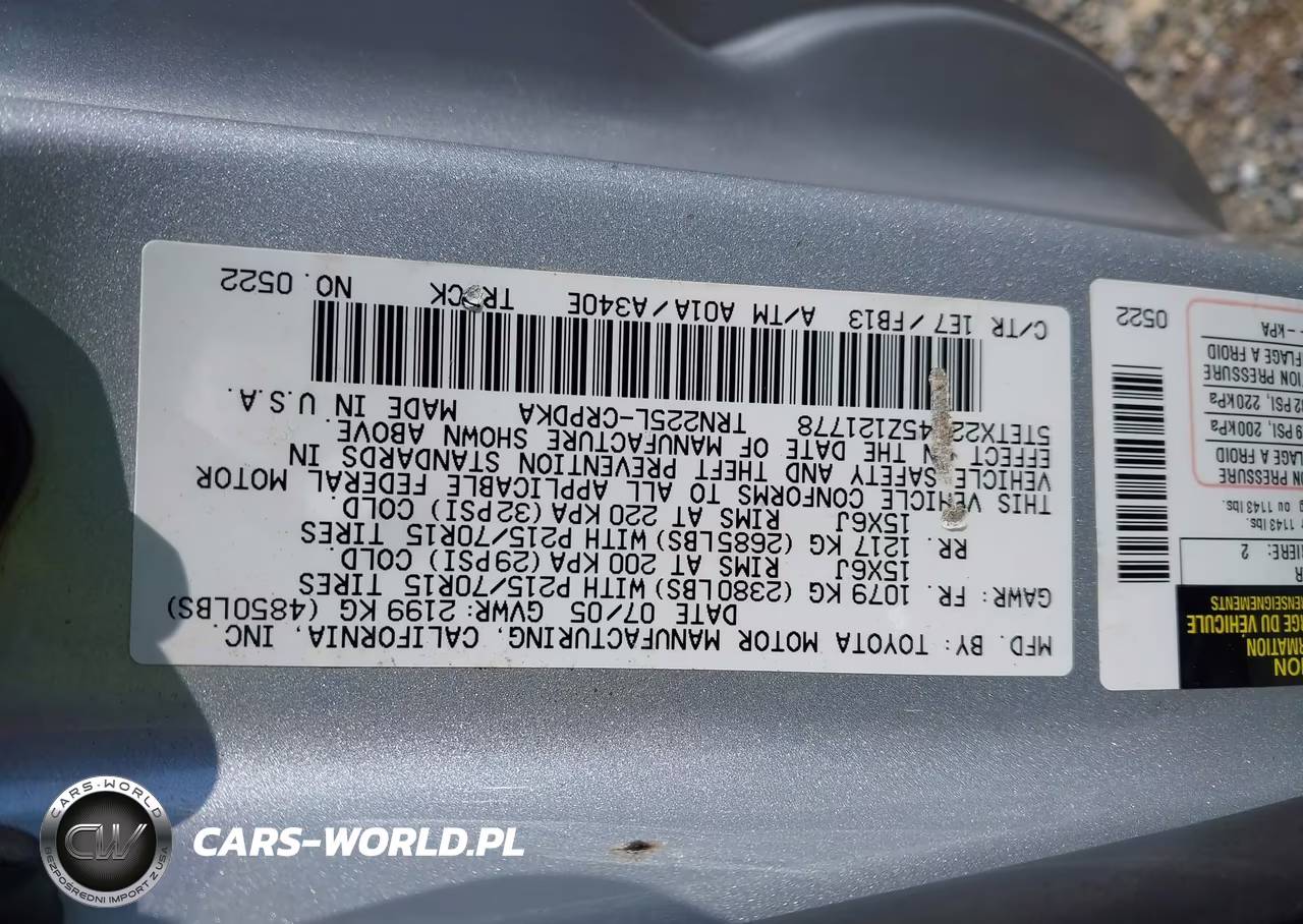 2005 Toyota Tacoma VIN:5TETX22N45Z121778 - 9