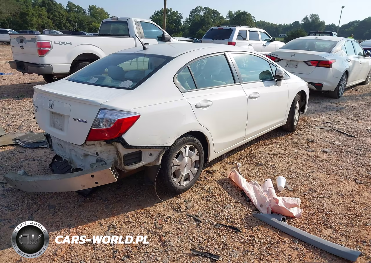 2012 Honda Civic Hybrid VIN:JHMFB4F21CS009754 - 4