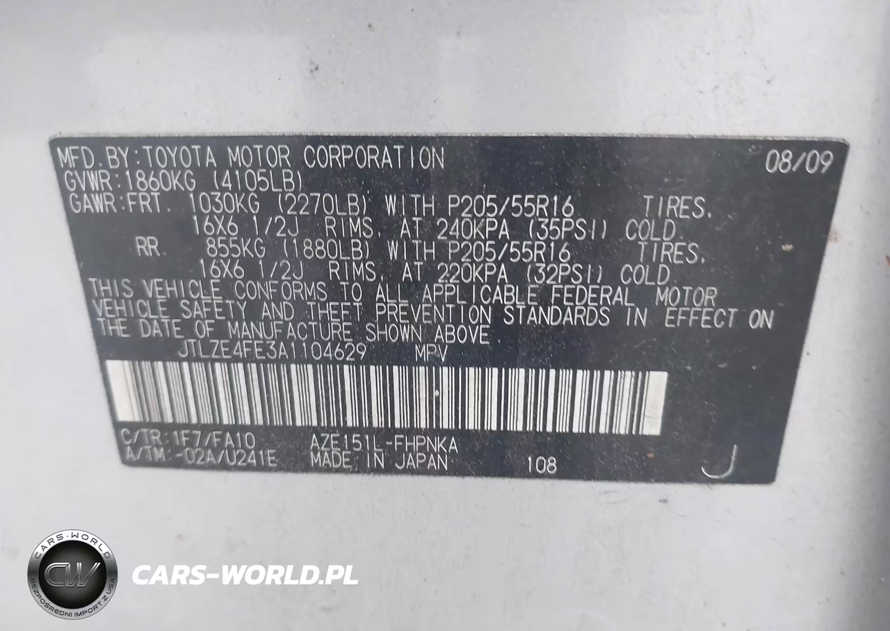 2010 Scion Xb VIN:JTLZE4FE3A1104629 - 9