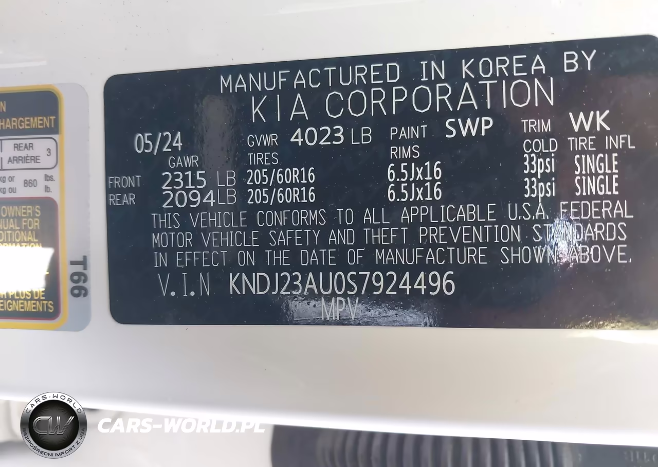 2025 Kia Soul Lx VIN:KNDJ23AU0S7924496 - 9