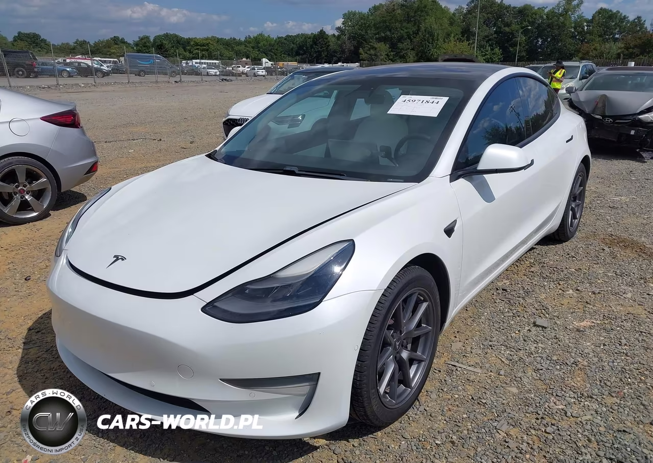 2021 Tesla Model 3 Long Range Dual Motor All-Wheel Drive VIN:5YJ3E1EB5MF927016 - 2